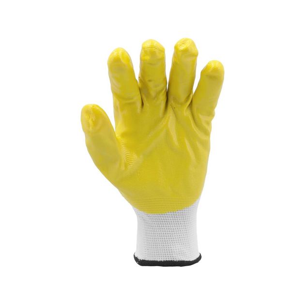 Перчатки рабочие трикотажные нейлоновые желтые YATO, размер 10, фото , изображение 6 | SNABZHENIE.com.ua