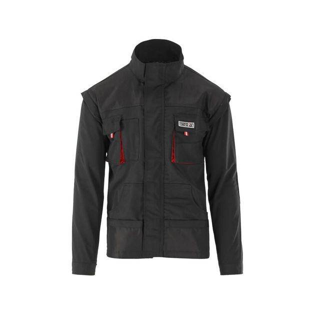 Куртка робоча чорнo-червона, розм. XL YATO (YT-8023), фото , зображення 4 | SNABZHENIE.com.ua Куртка робоча чорнo-червона, розм. XL YATO (YT-8023), фото , зображення 4 | SNABZHENIE.com.ua