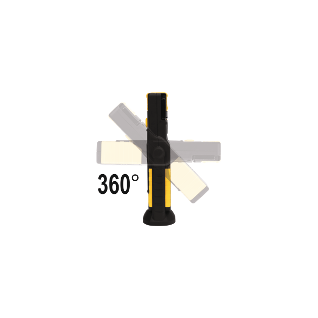 Ліхтар діодний VOREL, 3+1 Вт, 220/70 лм, живлення- 3ААА х 1.5 В, 180х 55х 30 мм, гак, магніт [24/48], фото , зображення 12 | SNABZHENIE.com.ua