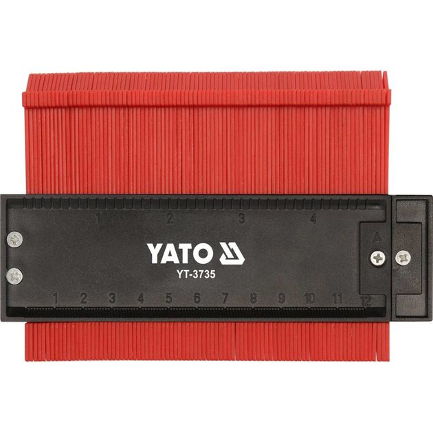 Трафарет для сложных профилей YATO, 125 мм (YT-3735), фото , изображение 2 | SNABZHENIE.com.ua Трафарет для сложных профилей YATO, 125 мм (YT-3735), фото , изображение 2 | SNABZHENIE.com.ua