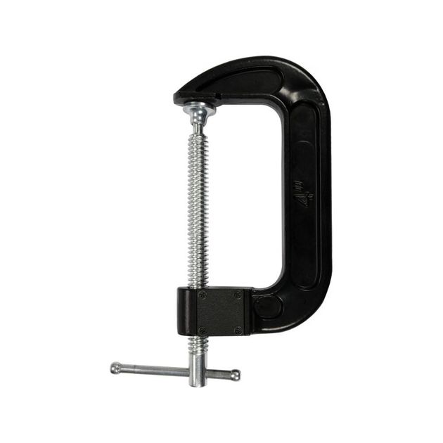 Струбцина з винтовим зажимом YATO, тип С, швидкий зажим, 50х100 мм, фото , зображення 2 | SNABZHENIE.com.ua