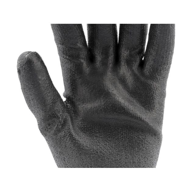 Рукавицы рабочие YATO полиэтиленовые, черный PU, размер 9, фото , изображение 10 | SNABZHENIE.com.ua