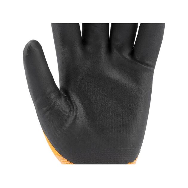 Рабочие нейлоновые рукавицы с нитрилом YATO, размер 9, для смартфона, фото , изображение 10 | SNABZHENIE.com.ua