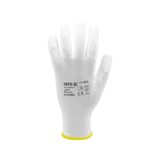 Перчатки YATO NYLON, размер 10 (YT-7470), фото , изображение 4 | SNABZHENIE.com.ua