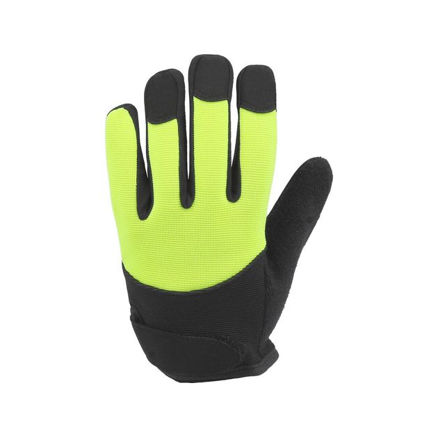 Перчатки YATO черно-желтые, укрепленные для сенсорных экранов, размер 8, фото , изображение 3 | SNABZHENIE.com.ua