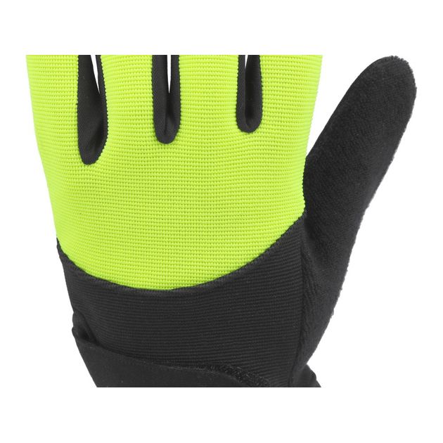 Перчатки YATO черно-желтые, укрепленные для сенсорных экранов, размер 8, фото , изображение 5 | SNABZHENIE.com.ua