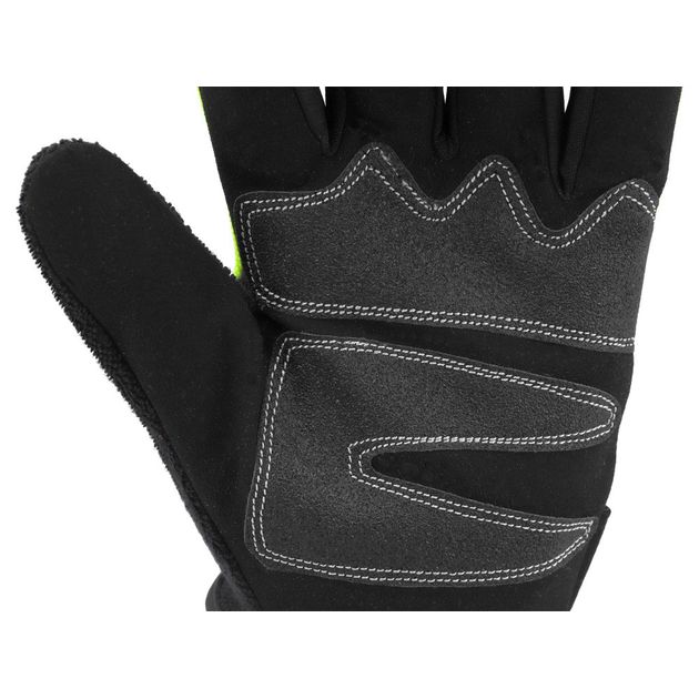 Перчатки YATO черно-желтые, укрепленные для сенсорных экранов, размер 8, фото , изображение 6 | SNABZHENIE.com.ua