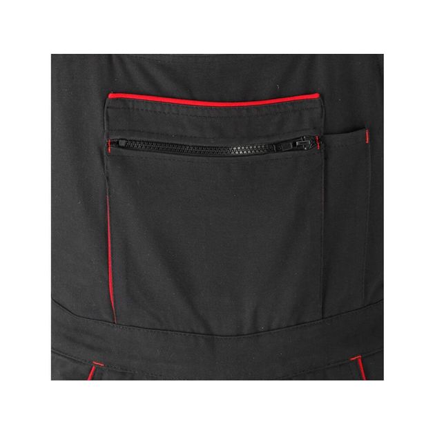 Комбинезон рабочий COMFY YATO L/XL, черно-красный, 9 карманов, 100% хлопок, фото , изображение 8 | SNABZHENIE.com.ua Комбинезон рабочий COMFY YATO L/XL, черно-красный, 9 карманов, 100% хлопок, фото , изображение 8 | SNABZHENIE.com.ua