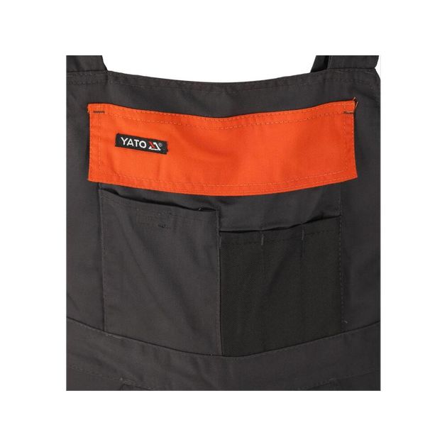 Полукомбинезон рабочий YATO, размер L, 65% полиэстер, 35% хлопок, фото , изображение 8 | SNABZHENIE.com.ua Полукомбинезон рабочий YATO, размер L, 65% полиэстер, 35% хлопок, фото , изображение 8 | SNABZHENIE.com.ua