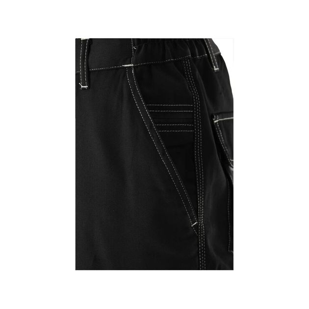 Рабочие брюки черные YATO, размер L, 9 карманов, 64% полиэстер., фото , изображение 8 | SNABZHENIE.com.ua