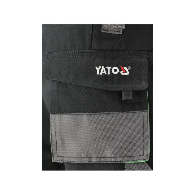 Брюки рабочие YATO S, 100% хлопок (YT-80164), фото , изображение 10 | SNABZHENIE.com.ua