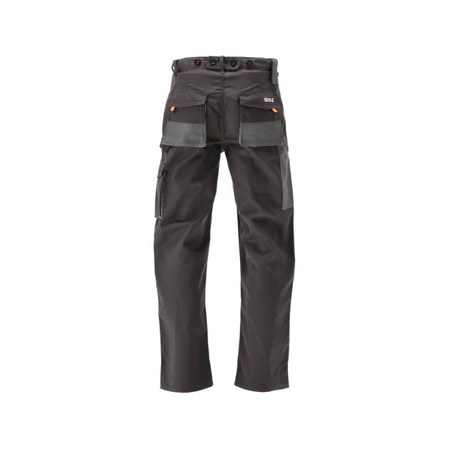 Рабочие штаны YATO XL, 65% полиэстер, 35% хлопок, фото , изображение 6 | SNABZHENIE.com.ua