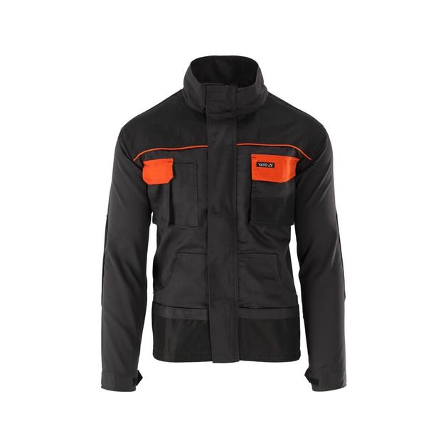 Рабочая куртка YATO XXXL, 65% полиэстер, 35% хлопок (YT-80905), фото , изображение 4 | SNABZHENIE.com.ua
