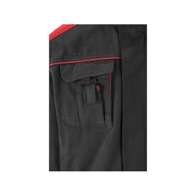 Куртка рабочая COMFY YATO, размер М, черно-красная, 7 карманов, фото , изображение 8 | SNABZHENIE.com.ua