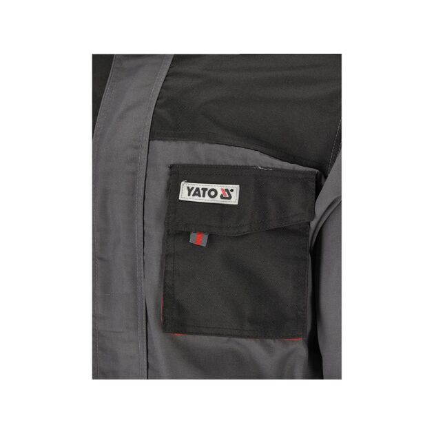 Куртка рабочая легкая DAN M, 65% полиэстер, 35% хлопок YATO, фото , изображение 8 | SNABZHENIE.com.ua