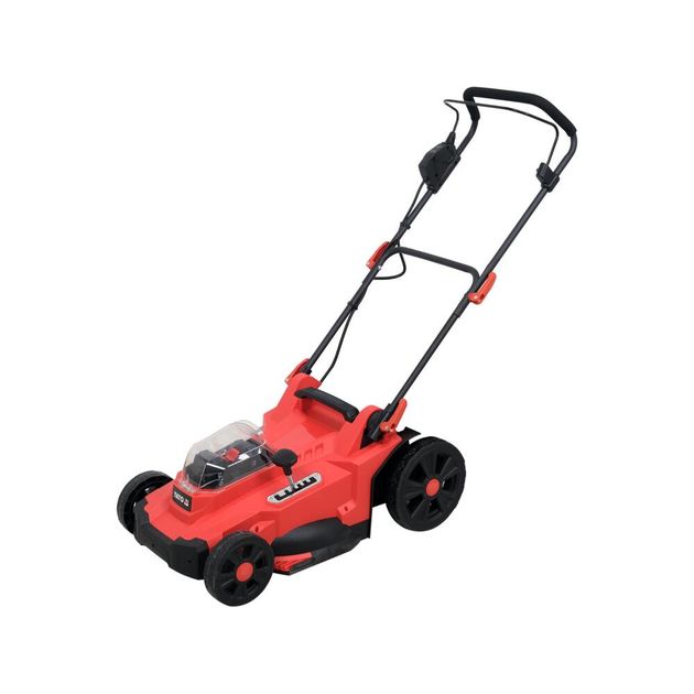 Газонокосарка YATO 4-колісна, акум. 2x Li-Ion 18В, 43см, 50л, фото , изображение 4 | SNABZHENIE.com.ua Газонокосарка YATO 4-колісна, акум. 2x Li-Ion 18В, 43см, 50л, фото , изображение 4 | SNABZHENIE.com.ua