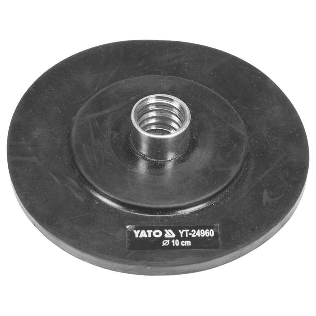 Наконечник дисковый YATO для очистки канализации, 10 см, резиновый, фото , изображение 2 | SNABZHENIE.com.ua