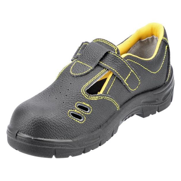 Сандалии рабочие кожаные с полиуретановой подошвой SALTA, 46 размер, фото , изображение 2 | SNABZHENIE.com.ua