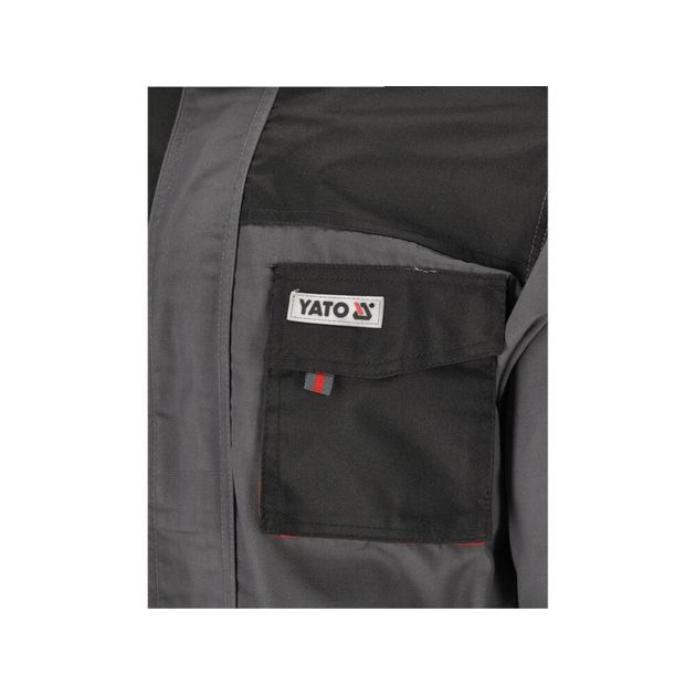 Рабочая куртка легкая DAN, размер S, 65% полиэстер, 35% хлопок YATO, фото , изображение 8 | SNABZHENIE.com.ua