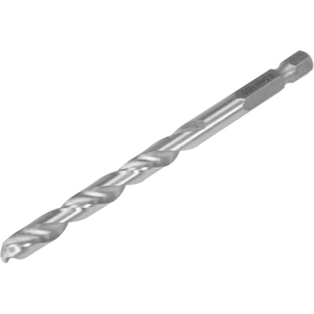 Сверло по металлу YATO 6.5 мм, HEX-1/4, длина 101/63 мм, фото , изображение 2 | SNABZHENIE.com.ua