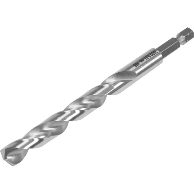 Сверло по металлу YATO 9.5 мм HEX 1/4 l=125/81 мм (YT-44879), фото , изображение 2 | SNABZHENIE.com.ua