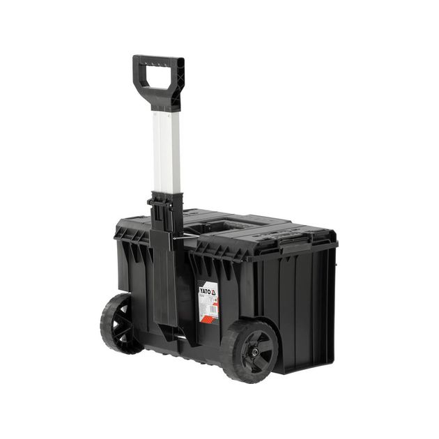 Ящик для инструментов YATO на 2-х колесах, 585x425x410 мм, пластик, фото , изображение 2 | SNABZHENIE.com.ua Ящик для инструментов YATO на 2-х колесах, 585x425x410 мм, пластик, фото , изображение 2 | SNABZHENIE.com.ua