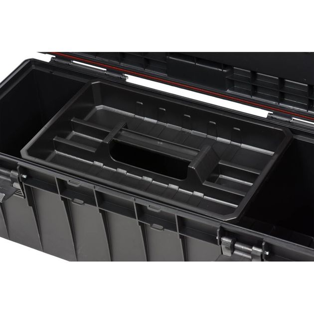 Ящик для інструментів YATO з органайзером на 9 осередків, 650х270х272 мм, пластиковий корпус, фото , зображення 5 | SNABZHENIE.com.ua Ящик для інструментів YATO з органайзером на 9 осередків, 650х270х272 мм, пластиковий корпус, фото , зображення 5 | SNABZHENIE.com.ua