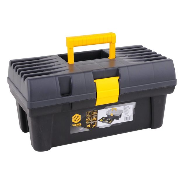 Ящик пластиковий для інструменту VOREL 16", 415x 226x 200 мм [1], фото , зображення 2 | SNABZHENIE.com.ua