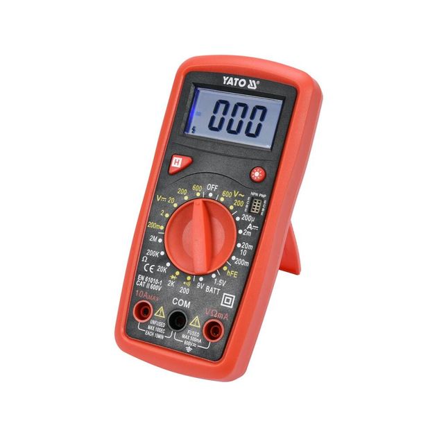 Мультиметр YATO (YT-73081) для вимірювання електричних параметрів, фото , зображення 2 | SNABZHENIE.com.ua