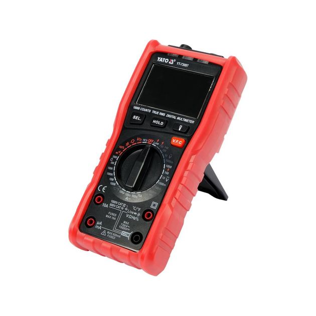 Мультиметр YATO TRUE RMS з LCD-екраном, діапазон 9999, фото , изображение 2 | SNABZHENIE.com.ua Мультиметр YATO TRUE RMS з LCD-екраном, діапазон 9999, фото , изображение 2 | SNABZHENIE.com.ua