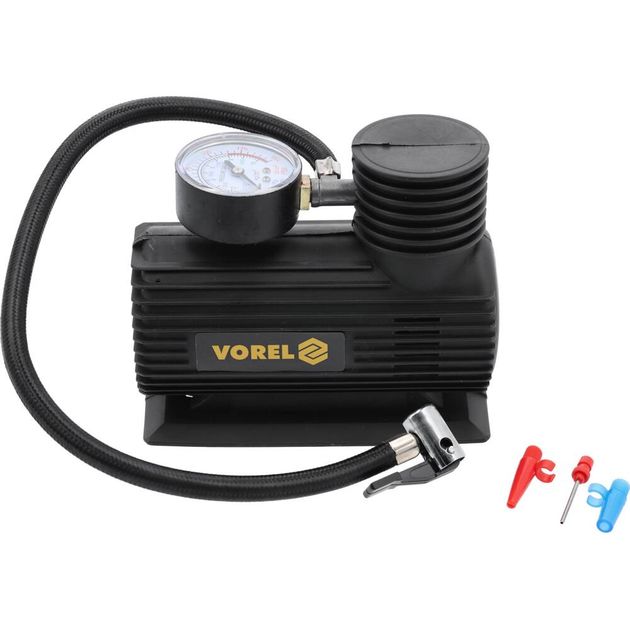 Мини-компрессор VOREL 12В (VO-82100) для автомобиля, фото , изображение 14 | SNABZHENIE.com.ua Мини-компрессор VOREL 12В (VO-82100) для автомобиля, фото , изображение 14 | SNABZHENIE.com.ua