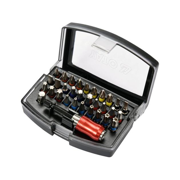 Набор отверточных насадок с держателем, 32 шт. YATO (YT-04622), фото , изображение 2 | SNABZHENIE.com.ua