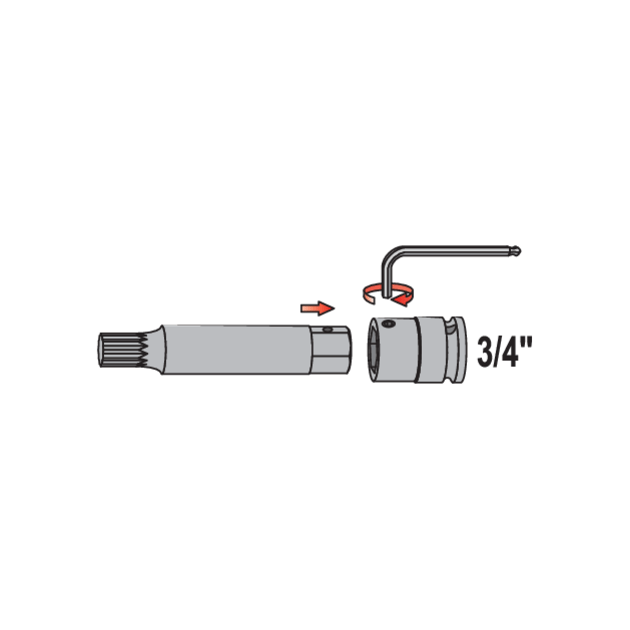 Набір насадок отверточних ударних YATO (YT-1157), фото , зображення 2 | SNABZHENIE.com.ua