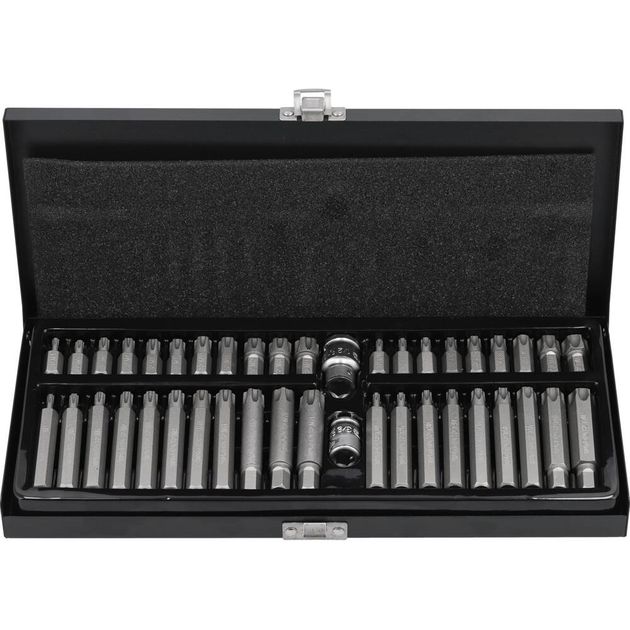 Набор бит TORX SECURITY & RIBE M4-M14 + переходник 1/2, 42 элем., фото , изображение 2 | SNABZHENIE.com.ua Набор бит TORX SECURITY & RIBE M4-M14 + переходник 1/2, 42 элем., фото , изображение 2 | SNABZHENIE.com.ua