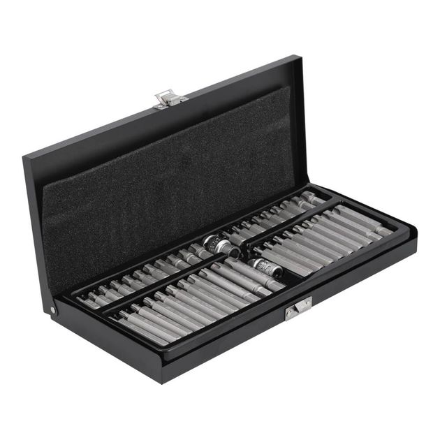 Набор бит TORX SECURITY & RIBE M4-M14 + переходник 1/2, 42 элем., фото , изображение 5 | SNABZHENIE.com.ua Набор бит TORX SECURITY & RIBE M4-M14 + переходник 1/2, 42 элем., фото , изображение 5 | SNABZHENIE.com.ua