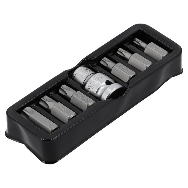 Бита TORX SECURITY + переходник ½ Т25-Т55, 7 шт. YATO (YT-0416), фото , изображение 2 | SNABZHENIE.com.ua Бита TORX SECURITY + переходник ½ Т25-Т55, 7 шт. YATO (YT-0416), фото , изображение 2 | SNABZHENIE.com.ua