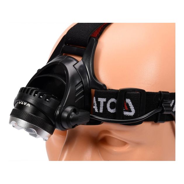 Налобный светодиодный фонарь, 3 режима, 4 х AA батареи YATO, фото , изображение 11 | SNABZHENIE.com.ua