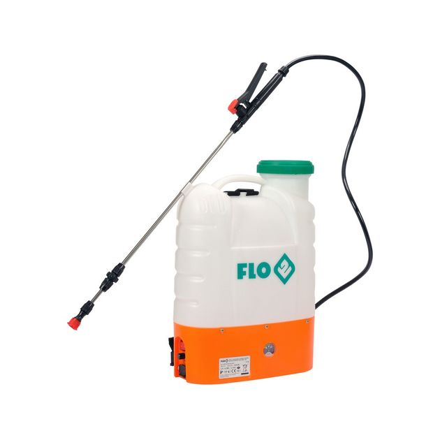 Оприскувач акумуляторний FLO ранцевий : 12В, 8 АГод, бак- 16 л, продукт.- 3 л/хв [1], фото , зображення 5 | SNABZHENIE.com.ua
