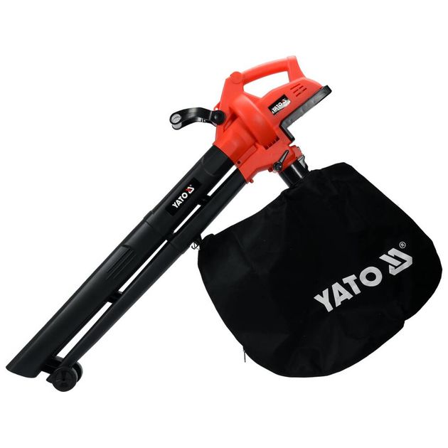 Пилосос для листя акумуляторний YATO 12500 об/хв, продуктивність - 8 м³/хв, збірник - 45 л (без акумулятора), фото , зображення 2 | SNABZHENIE.com.ua Пилосос для листя акумуляторний YATO 12500 об/хв, продуктивність - 8 м³/хв, збірник - 45 л (без акумулятора), фото , зображення 2 | SNABZHENIE.com.ua