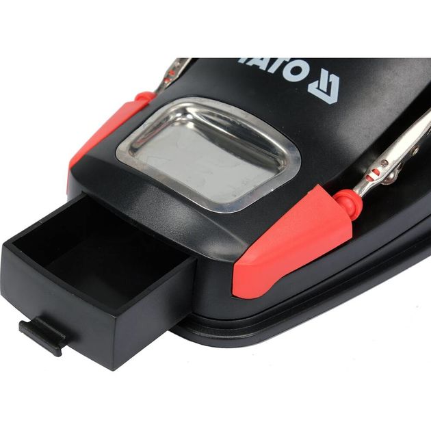 Лупа на штативе, ABS-пластик, 2 линзы 3x/45x, 125x160 мм, подсветка, фото , изображение 8 | SNABZHENIE.com.ua