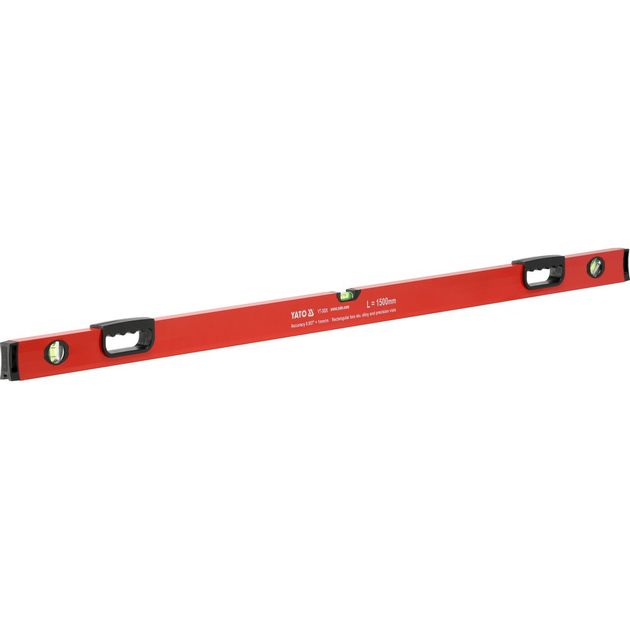 Уровень алюминиевый 1.5 м с 2 ручками и 3 глазками YATO (YT-3026), фото , изображение 2 | SNABZHENIE.com.ua Уровень алюминиевый 1.5 м с 2 ручками и 3 глазками YATO (YT-3026), фото , изображение 2 | SNABZHENIE.com.ua