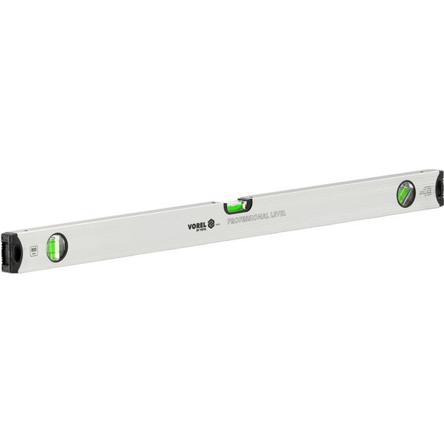 Алюминиевый уровень VOREL 80 см, 3 капсулы [25/50], фото , изображение 2 | SNABZHENIE.com.ua