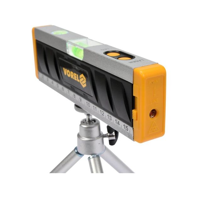 Рівень лазерний VOREL міні 170 мм, штатив, фото , изображение 3 | SNABZHENIE.com.ua