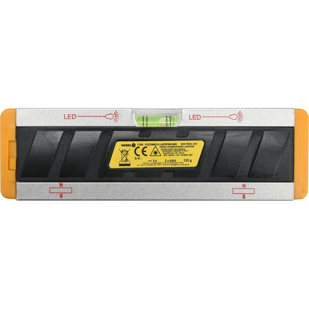 Рівень лазерний VOREL міні 170 мм, штатив, фото , изображение 4 | SNABZHENIE.com.ua