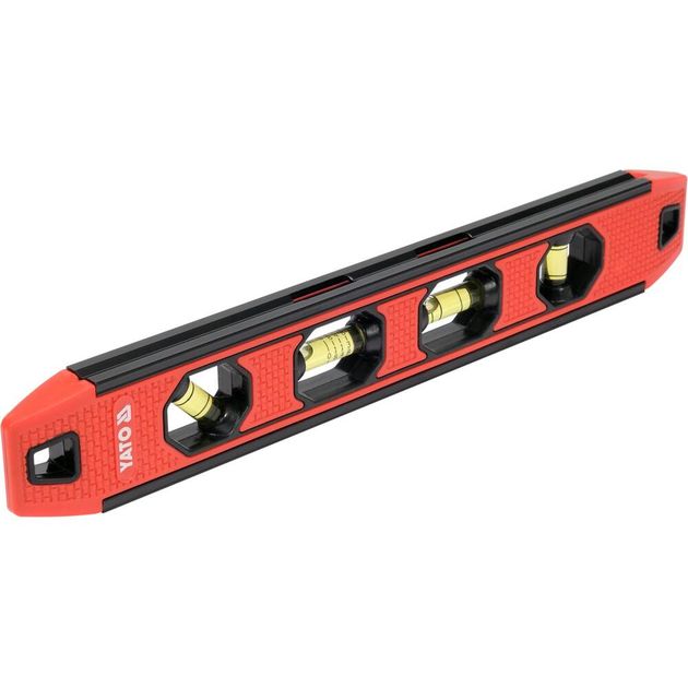 Рівень TORPEDO YATO 300 мм, алюмінієвий, 4 капсули, магніт, фото , изображение 2 | SNABZHENIE.com.ua