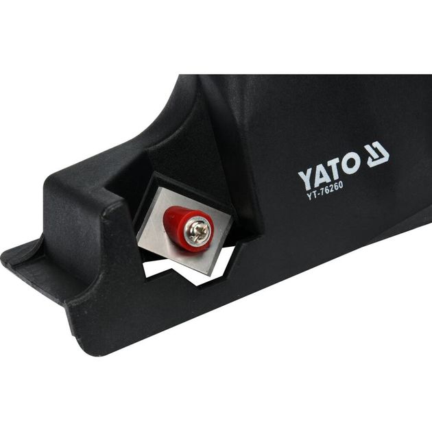Рубанок для зняття кромок гіпсокартону YATO (YT-76260) 9,5 - 15 мм, 2 лезвія, 240 х 60 мм, фото , зображення 2 | SNABZHENIE.com.ua Рубанок для зняття кромок гіпсокартону YATO (YT-76260) 9,5 - 15 мм, 2 лезвія, 240 х 60 мм, фото , зображення 2 | SNABZHENIE.com.ua