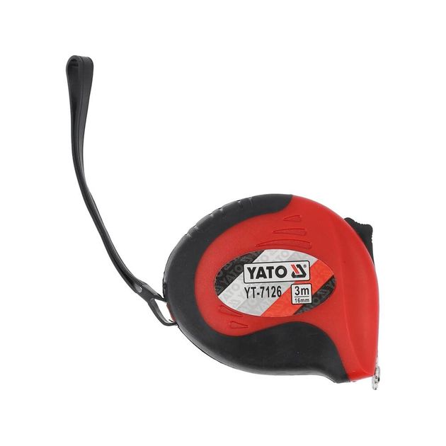 Рулетка з магнітним наконечником і нейлоновим покриттям YATO, b= 16 мм, l= 3 м, фото , зображення 2 | SNABZHENIE.com.ua