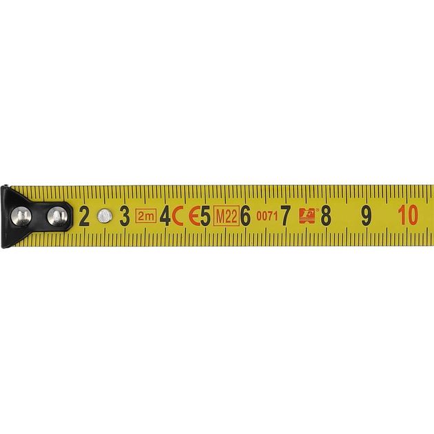 Рулетка YATO 3 м x 16 мм, сталь, нейлоновое покрытие, двойная блокировка, фото , изображение 6 | SNABZHENIE.com.ua