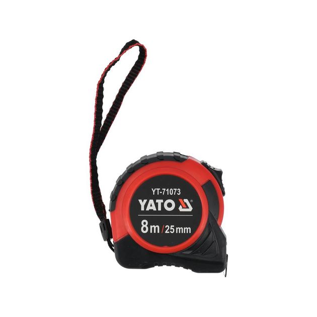 Рулетка YATO 8 м x 25 мм, стальная лента, нейлоновое покрытие, фото , изображение 2 | SNABZHENIE.com.ua Рулетка YATO 8 м x 25 мм, стальная лента, нейлоновое покрытие, фото , изображение 2 | SNABZHENIE.com.ua