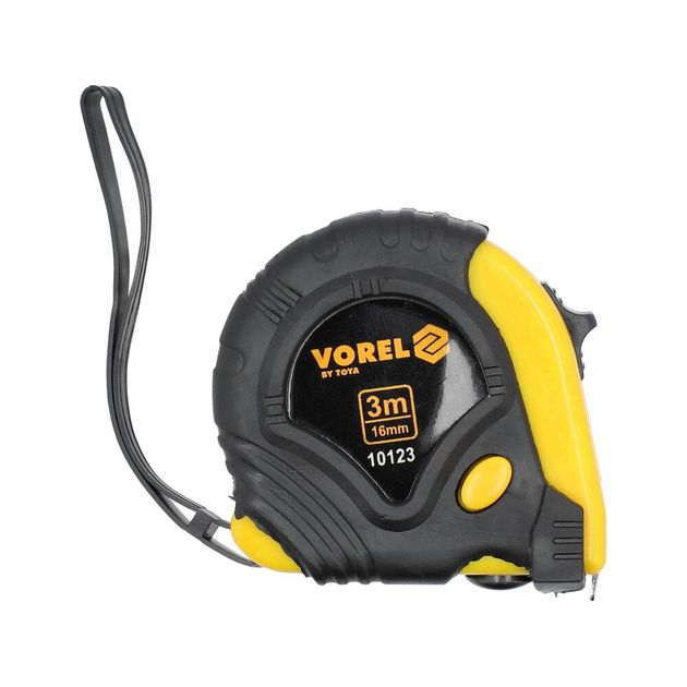 Рулетка VOREL 3 м x 16 мм, 3 фиксатора, фото , изображение 2 | SNABZHENIE.com.ua Рулетка VOREL 3 м x 16 мм, 3 фиксатора, фото , изображение 2 | SNABZHENIE.com.ua